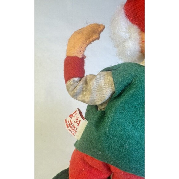 Annalee Collector Pennsylvania Vintage Dutch Santa Claus Doll HandPainted 1994 - Picture 6 of 8